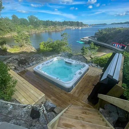 House With Own Jetty And Jacuzzi Near Langesund 別荘 ポールスグルン
